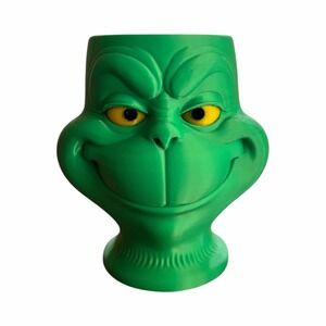 Grinch Holiday Planter & Candy Bowl – Multi-Use Christmas Decor
